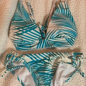 TEAL PALMXLEAF SET